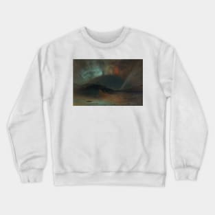 Aurora Borealis by Frederic Edwin Church Crewneck Sweatshirt